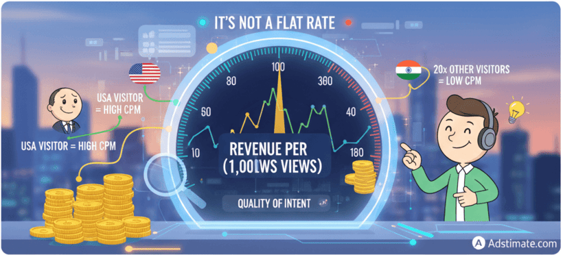 How much does AdSense pay in 2026
